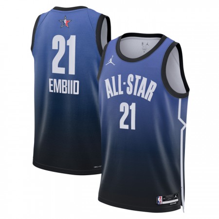 Män All-Star 2023 Tröja Team 1 Joel Embiid 21 Nike Blå Swingman Män All-Star 2023 Tröja Team 1 Joel Embiid 21 Nike Blå Swingman